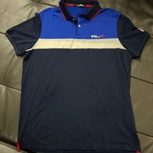 RLX sport “United we stand” dri fit polo